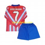 Camisolas de futebol Atlético Madrid Antoine Griezmann 7 Criança Equipamento Principal 2024/25 Manga Comprida